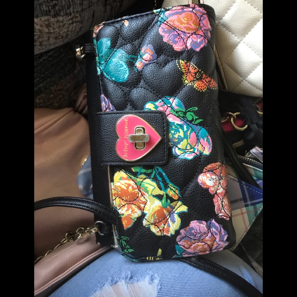 Gently used Betsey Johnson crossbody purse
